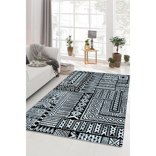 Tappeto blu 180x120 cm Modern Design - Rizzoli-image-2