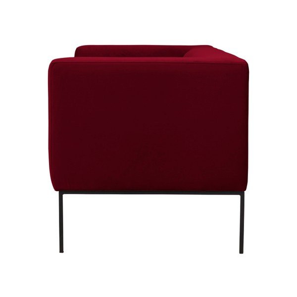 Divano in velluto rosso , 145 cm Neptune - Windsor & Co Sofas-image-3