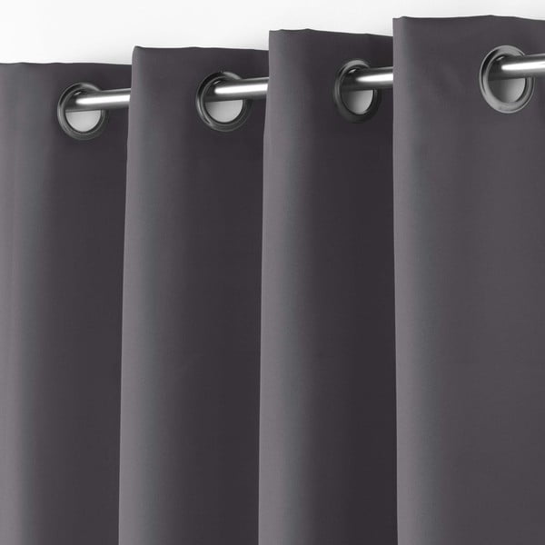 Tenda grigio scuro 140x180 cm Essentiel - douceur d'intérieur-image-1