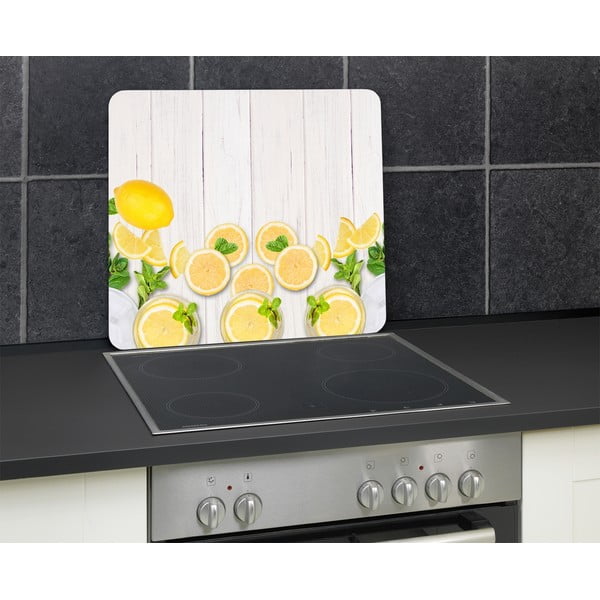 Copertura da parete per fornello in vetro temperato 50x56 cm Lemons - Wenko-image-3
