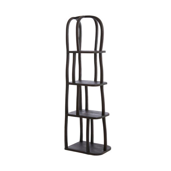 Scaffale colore naturale scuro in mango massiccio 53x175x40 cm Lowe – Light & Living