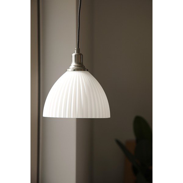 Lampadario bianco in vetro ø18x18 cm Ro – Markslöjd-image-1