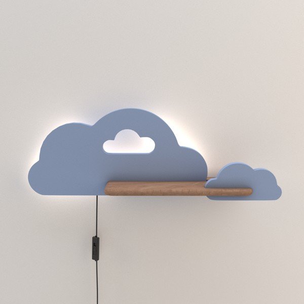 Apparecchio per bambini bianco-blu Cloud - Candellux Lighting-image-2