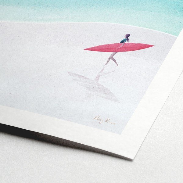 Poster 30x40 cm Surf Girl IV - Travelposter-image-1