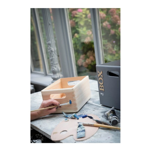 Scatola in legno di pino Custom, 30 x 20 x 14 cm - Compactor-image-1