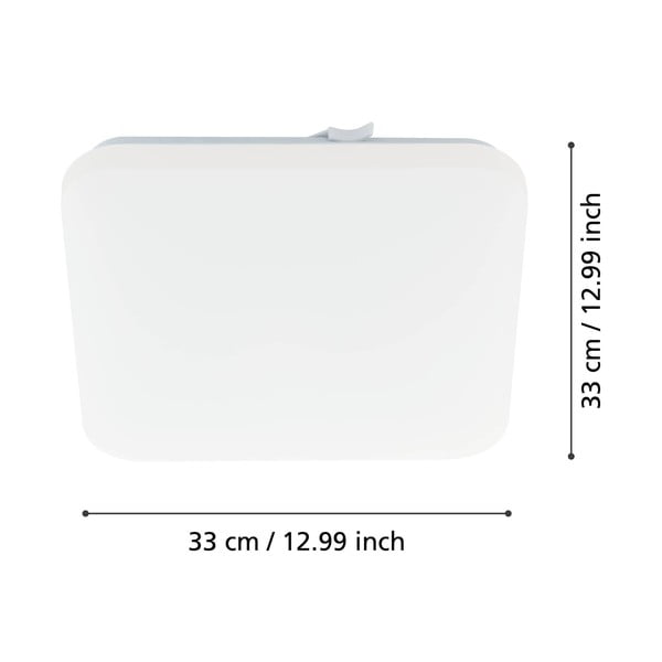 Plafoniera LED bianca 33x33 cm FRANIA – EGLO-image-2