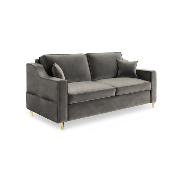 Divano a due posti grigio scuro Marigold - Mazzini Sofas