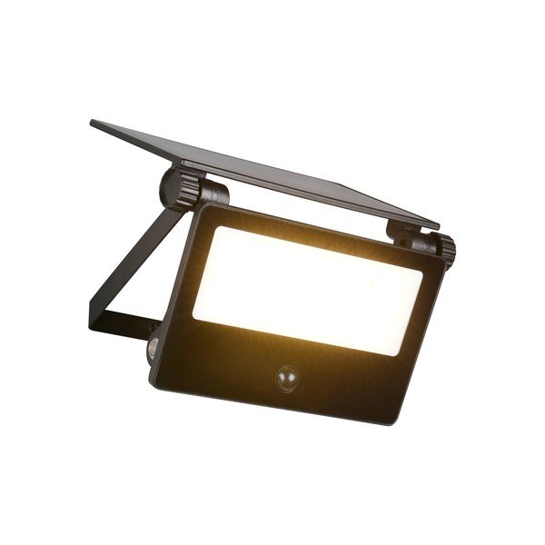 Illuminazione esterna LED con alimentazione a pannelli solari con sensore di movimento da parete (altezza totale 17,5 cm) Moura – Reality-image-3
