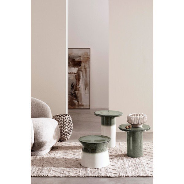 Tavolino rotondo in ceramica ø 40,5 cm Baraki – Bizzotto-image-2