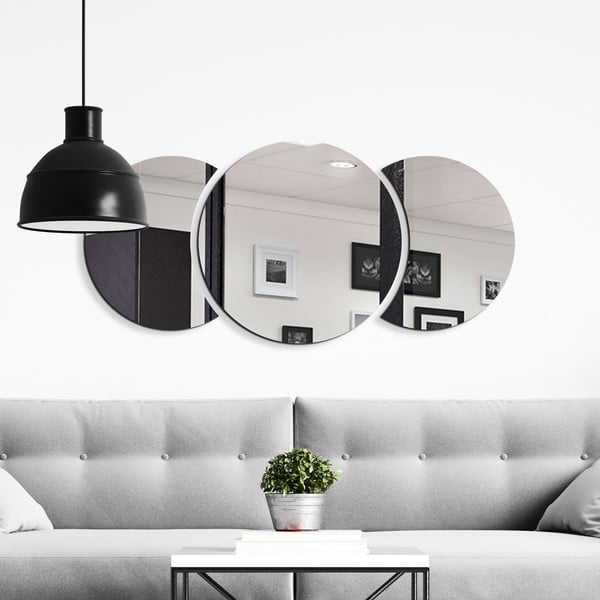 Adesivo murale 26x26 cm Half-moon Mirror - Ambiance-image-4