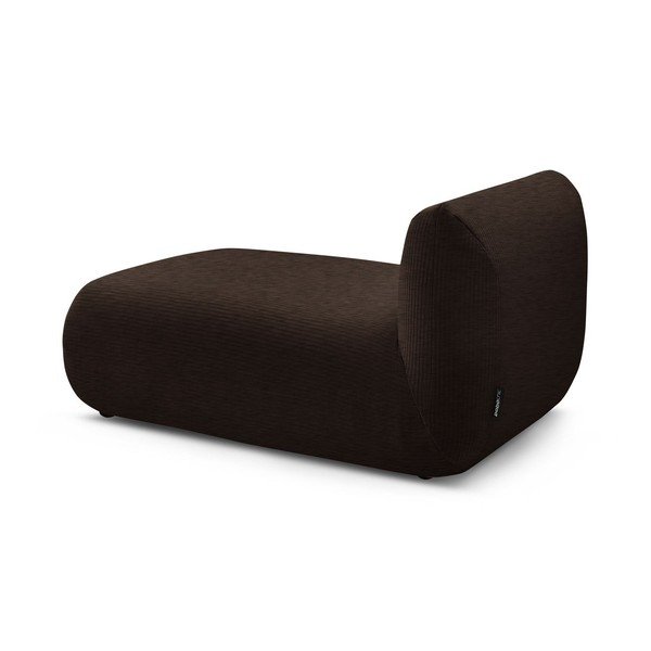 Modulo divano in velluto a coste marrone scuro Lecomte - Bobochic Paris-image-4