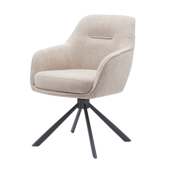 Set di sedie da pranzo color crema in imbottito 2 pz Avola – Unique Furniture-image-2