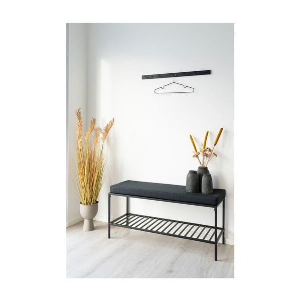 Appendiabiti da parete in metallo nero Vita - House Nordic-image-1