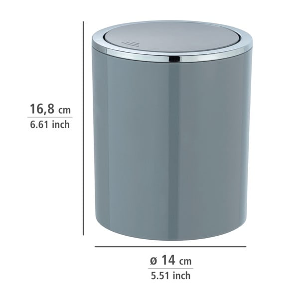 Cestino grigio , 2 l Inca - Wenko-image-2