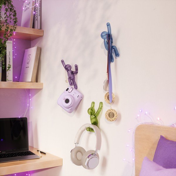 Set di ganci senza foratura in plastica 3 pz Buddy – Umbra-image-1