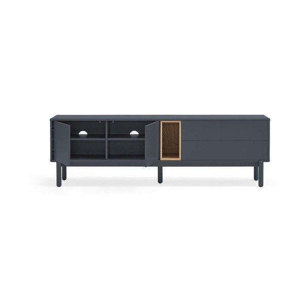 Tavolo TV grigio scuro 180x56 cm Corvo - Teulat-image-2