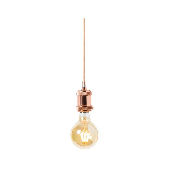 Lampada a sospensione senza paralume in rame Fiji - SULION-image-3