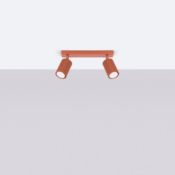 Faretto color mattone 6,5x30 cm Gleam – Sollux-image-4