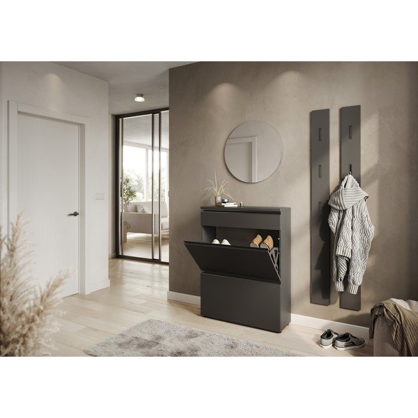 Scarpiera color antracite 80x107x29 cm Baldone – Germania-image-1