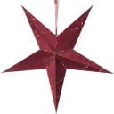Decorazione luminosa natalizia rossa, ø 60 cm Velvet - Star Trading