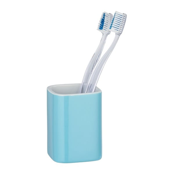 Tazza blu per spazzolini da denti Elmo - Wenko