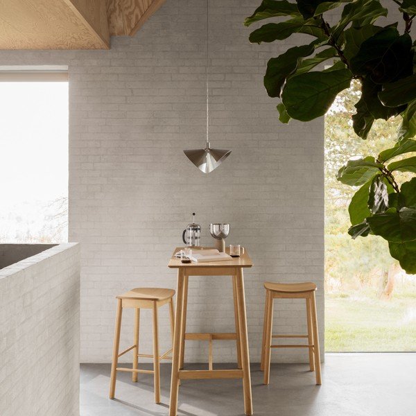 Sedia da bar di colore naturale (altezza della seduta 74,5 cm) Barlow – Actona-image-1