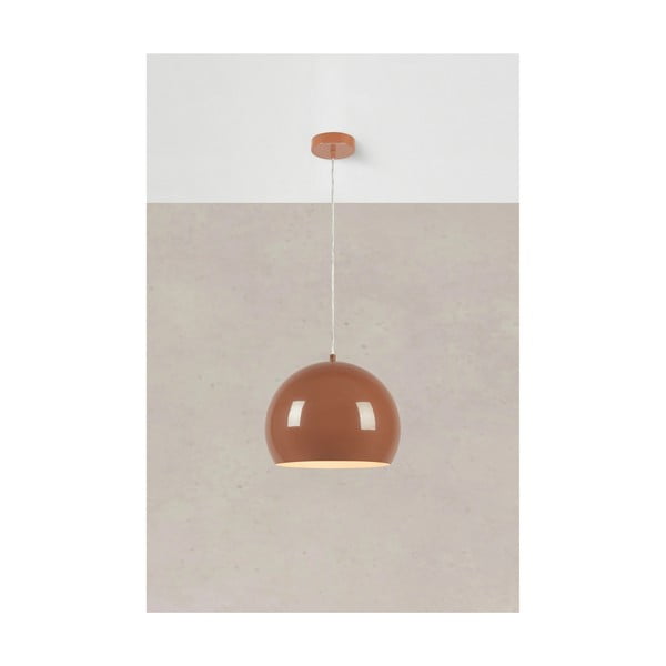 Lampadario marrone con paralume in metallo ø 28 cm Pop – Markslöjd-image-2