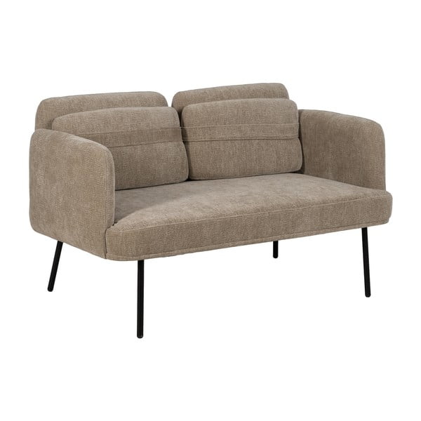 Divano beige con rivestimento in ciniglia 127 cm Bind – Ixia-image-2