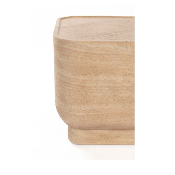 Tavolino con effetto pietra ø 45 cm Noble – Zuiver-image-4