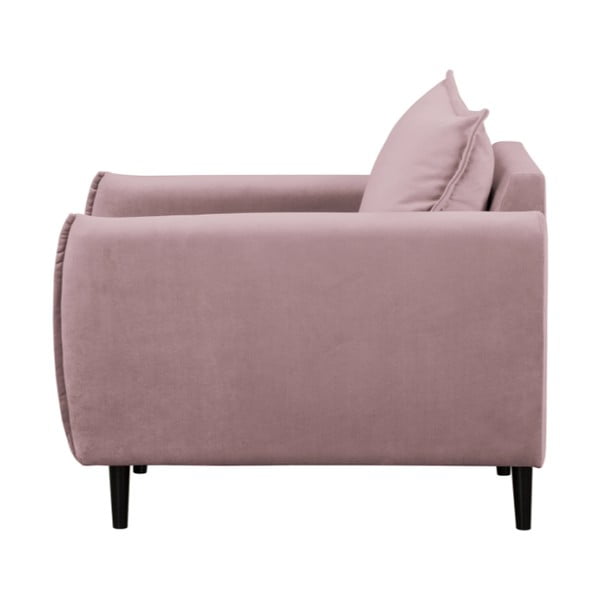 Poltrona lavanda con rivestimento in velluto Juli – Ropez-image-2