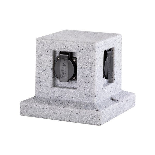 Zoccolo da giardino per prese (altezza 17 cm) Garden socket - Trio
