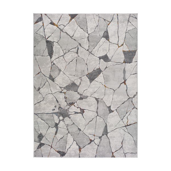 Tappeto grigio , 133 x 190 cm Berlin Marble - Universal