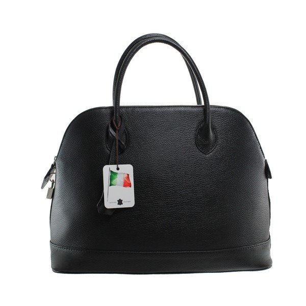 Borsa in pelle nera Griot - Chicca Borse-image-2