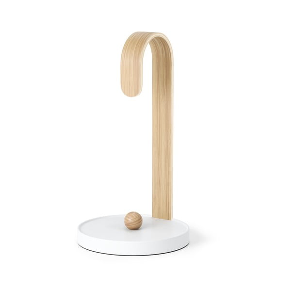 Portarotolo da cucina verticale in legno bianco ø 17 cm Bellwood – Umbra