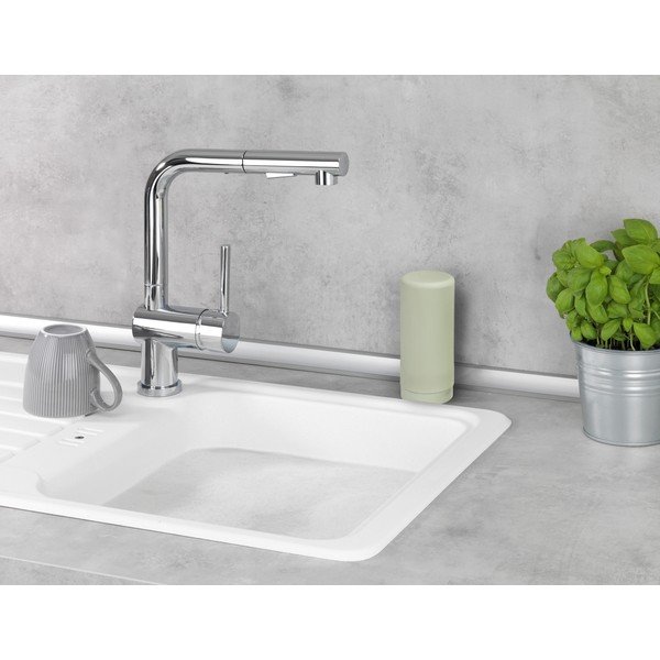 Distributore di sapone in silicone verde Easy Squeez-e - Wenko-image-3