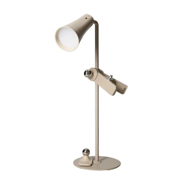 Lampada da tavolo LED beige (altezza totale 47,5 cm) 4in1 – Brandani