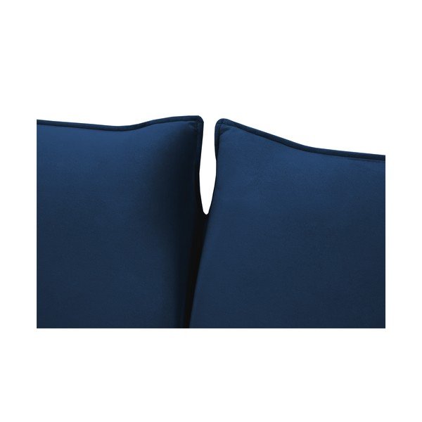 Divano letto in velluto blu scuro 194 cm Vienna - Cosmopolitan Design-image-4