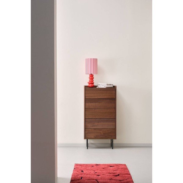 Cassettiera colore naturale scuro con effetto noce 60x118,5x45 cm Örgryte – Jotex-image-1