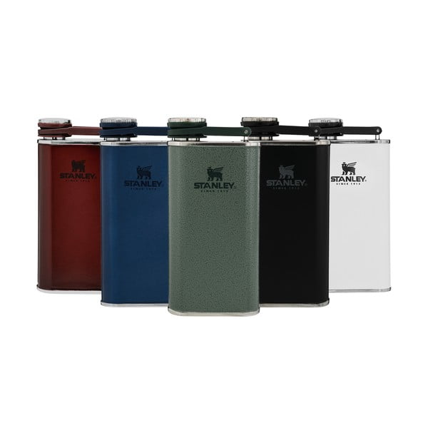 Fiaschetta verde in acciaio inox 230 ml Easy-Fill Wide Mouth Flask Hammer Tone Green – Stanley-image-2