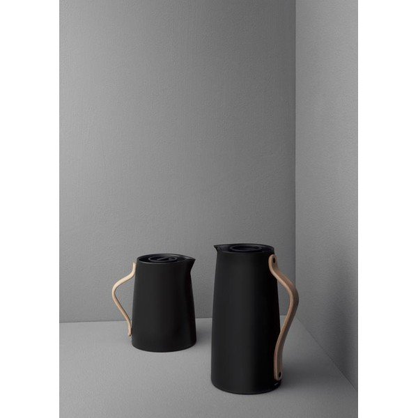 Caraffa termica nera in acciaio inox 1,2 l Emma – Stelton-image-1