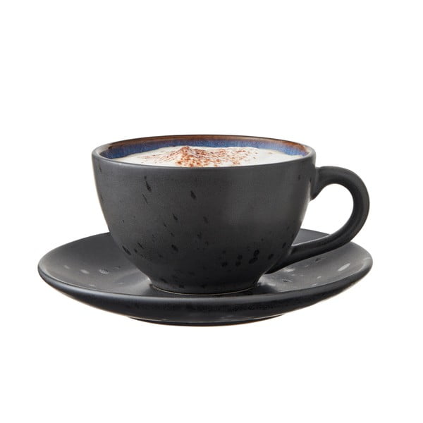 Tazzine in set nere/blu scuro in ceramica 4 pz 240 ml Gastro Black/Mix – Bitz-image-1