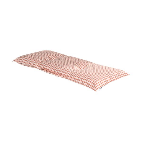 Seduta da giardino arancione e bianca , 120 x 50 cm Poule - Hartman-image-1