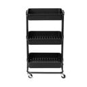 Scaffale mobile in plastica nera 43x36 cm Grena - Compactor