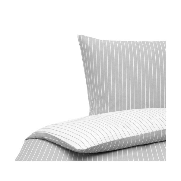 Biancheria da letto in flanella grigia per letto singolo , 155 x 220 cm Talin - Westwing Collection-image-3
