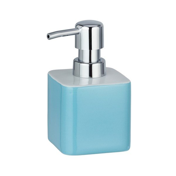 Distributore di sapone in ceramica blu Elmo - Wenko