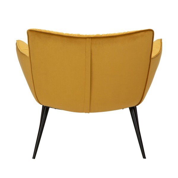 Poltrona in velluto giallo Join - DAN-FORM Denmark-image-3