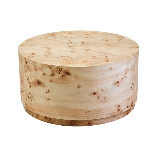 Tavolino da salotto rotondo di colore naturale ø 80 cm Mota – Premier Housewares