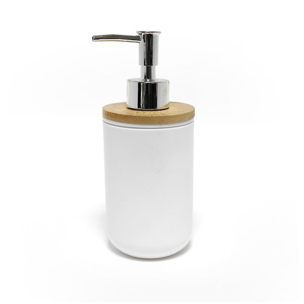 Dispenser per sapone bianco in plastica 91 ml Smart – douceur d'intérieur