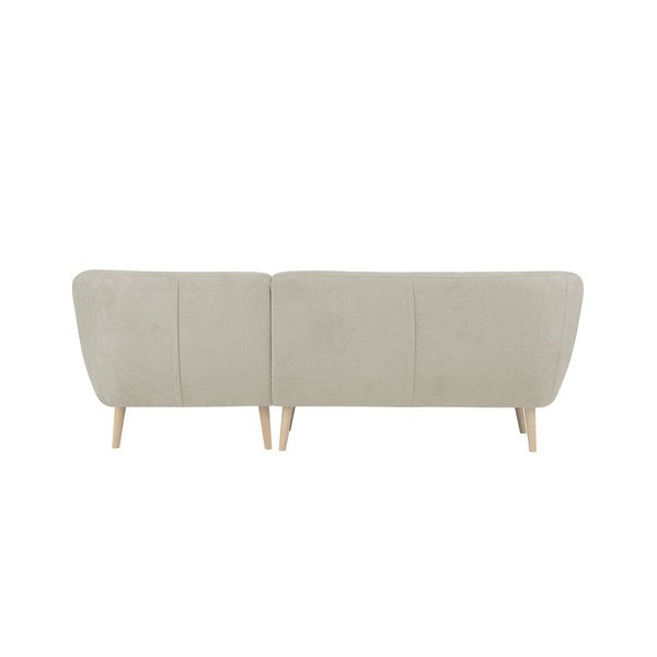 Divano beige con lettino sul lato destro Sicile - Mazzini Sofas-image-1