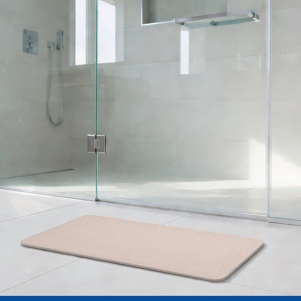 Tappetino per il bagno beige in diatomite 39x60 cm Simi – Wenko-image-2